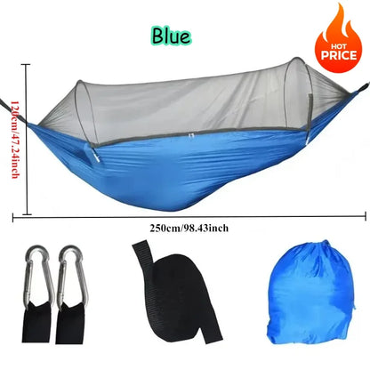 Camping Hammock with Mosquito Net – Lightweight Comfort
