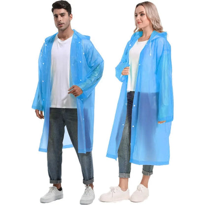 Waterproof Rain Poncho for Lightweight Outdoor Protection
