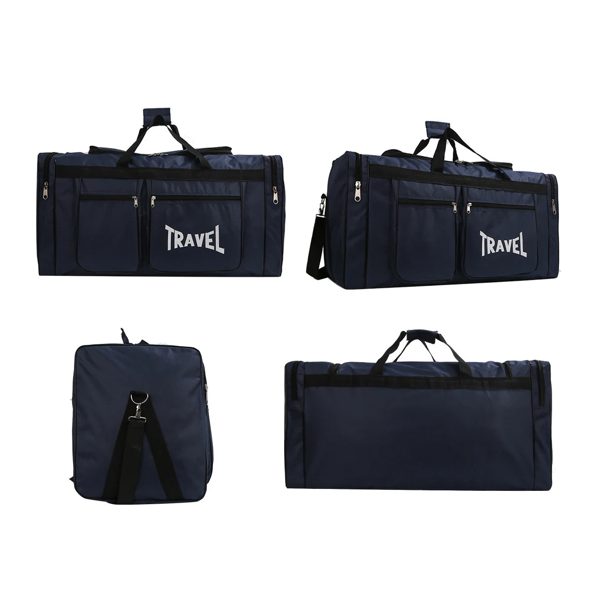 Foldable Travel Duffel Bag Waterproof Large Capacity