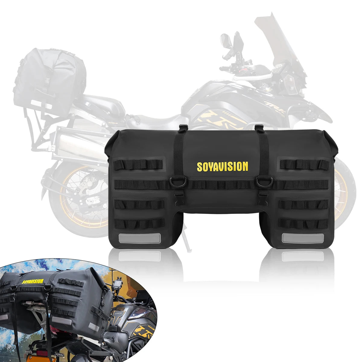 Waterproof Dry Bag for Motorcycle Travel Gear Protection