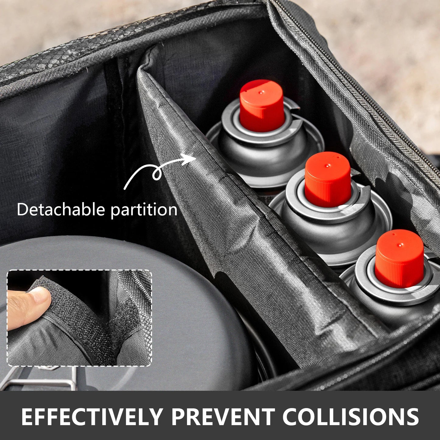 Camping Stove Storage Bag Foldable Gear Organizer