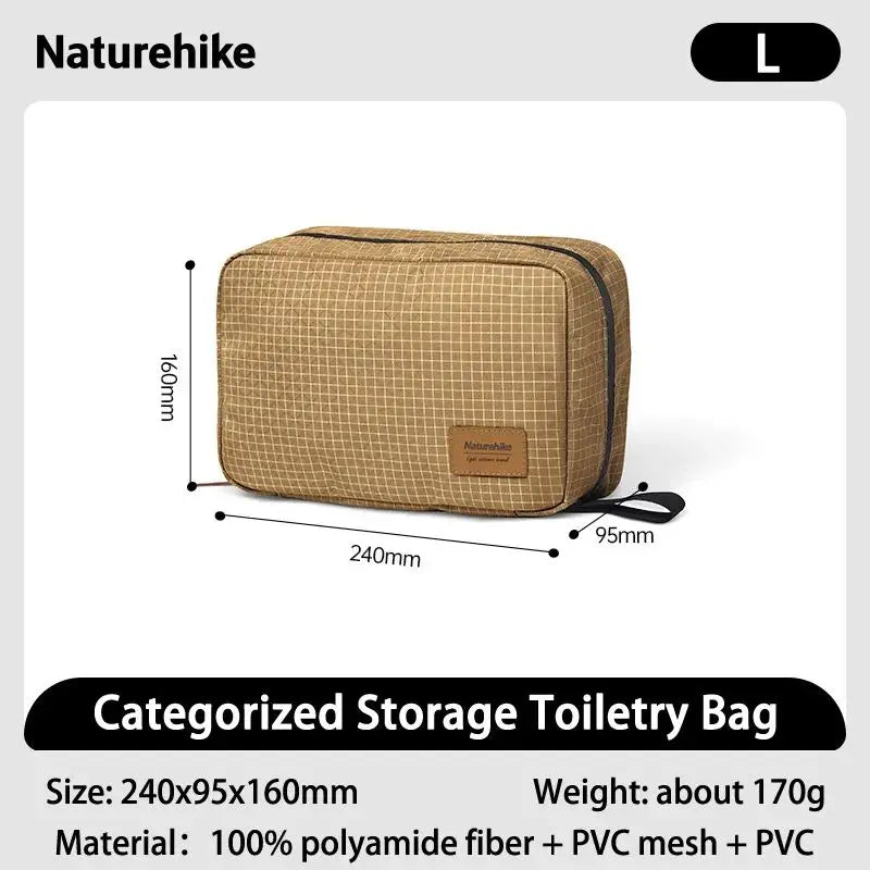 Travel Hanging Toiletry Bag – Waterproof Wet & Dry Storage