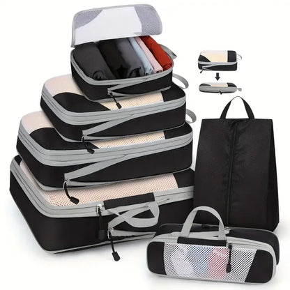 Compression Packing Cubes Set – Maximize Space & Organize