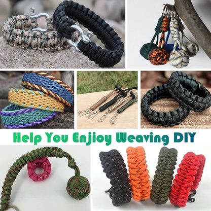 Paracord Bracelet Kit with Marlin Spike Tool – DIY Survival