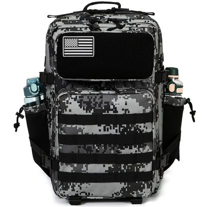 45L Tactical Hiking Backpack Durable MOLLE Storage