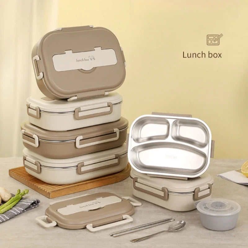Insulated Stainless Steel Lunch Box Leakproof Set