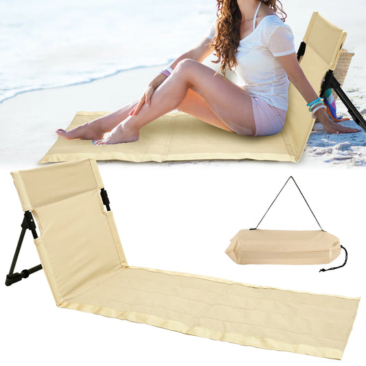 Foldable Camping Floor Chair for Portable Comfort