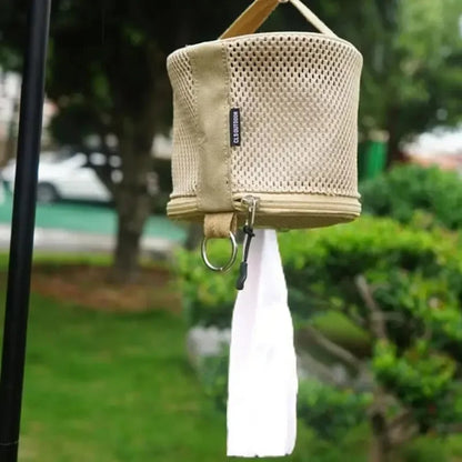 Camping Toilet Paper Holder Portable Hanging Organizer