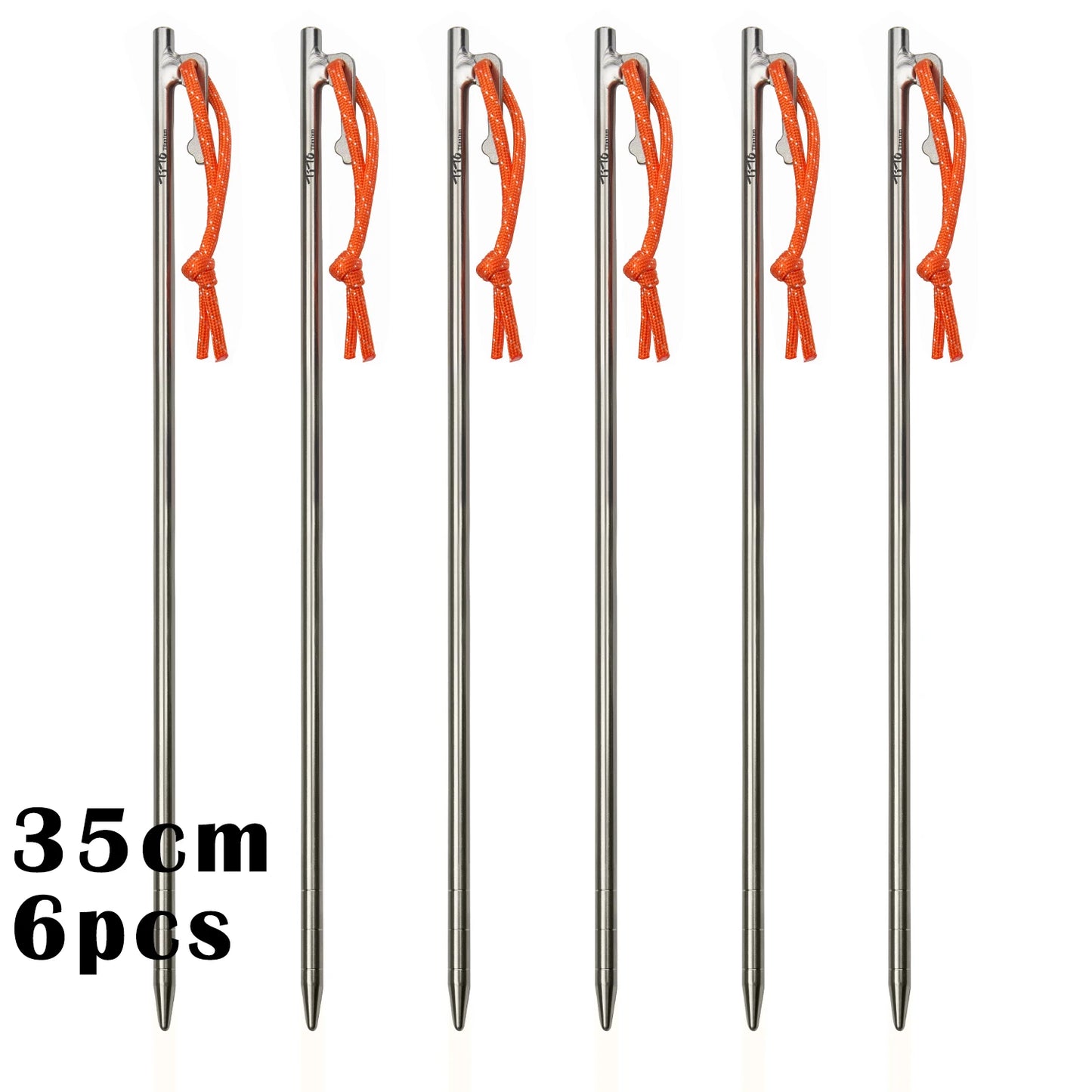 Titanium Tent Stakes for Strong Windproof Camping