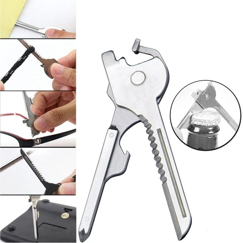 6-in-1 Mini Multi-Tool – Portable Stainless Steel Kit