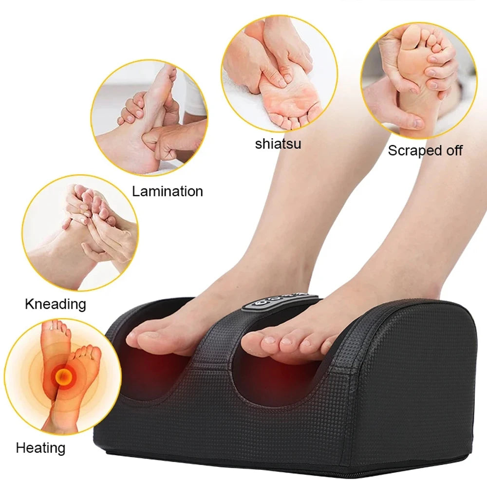 Heated Foot Massager for Muscle Recovery & Relaxation