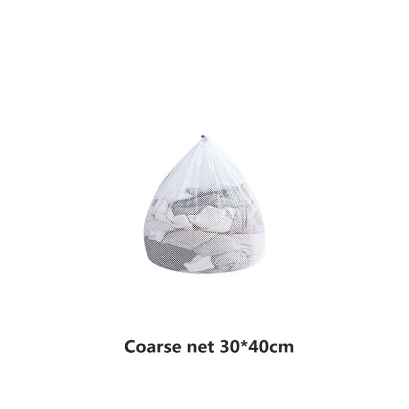 Mesh Laundry Bag Drawstring Large Capacity Organizer