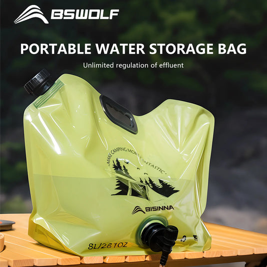 BSWOLF 8L Folding Water Bag – Portable Outdoor Hydration