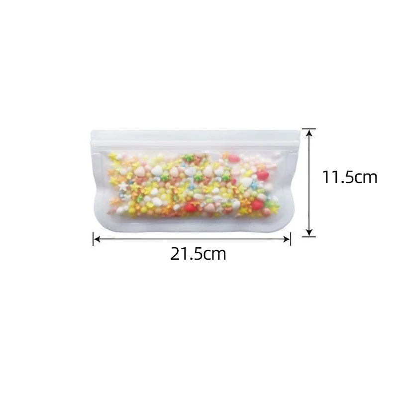 Reusable Silicone Food Storage Bags – Leakproof Fresh Keep