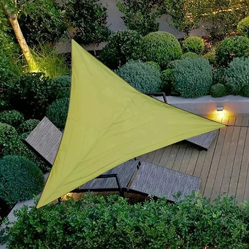 Triangle Sun Shade Sail Waterproof UV Protection Canopy