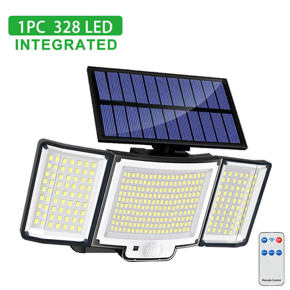 Solar Motion Sensor Security Light for Outdoor Lighting