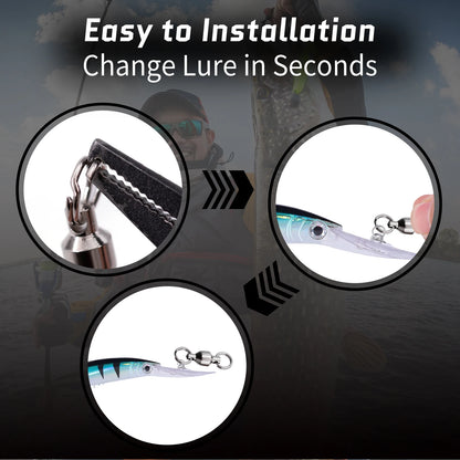 Ball Bearing Fishing Swivels – Smooth Twist-Free Rig