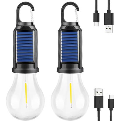 Rechargeable Solar LED Camping Lamp Waterproof & Portable