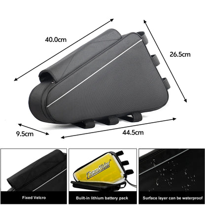 E-Bike Triangle Battery Bag Waterproof Frame Storage