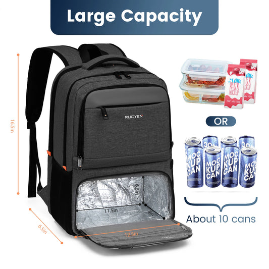 Insulated Lunch Backpack – Large Capacity Waterproof Bag
