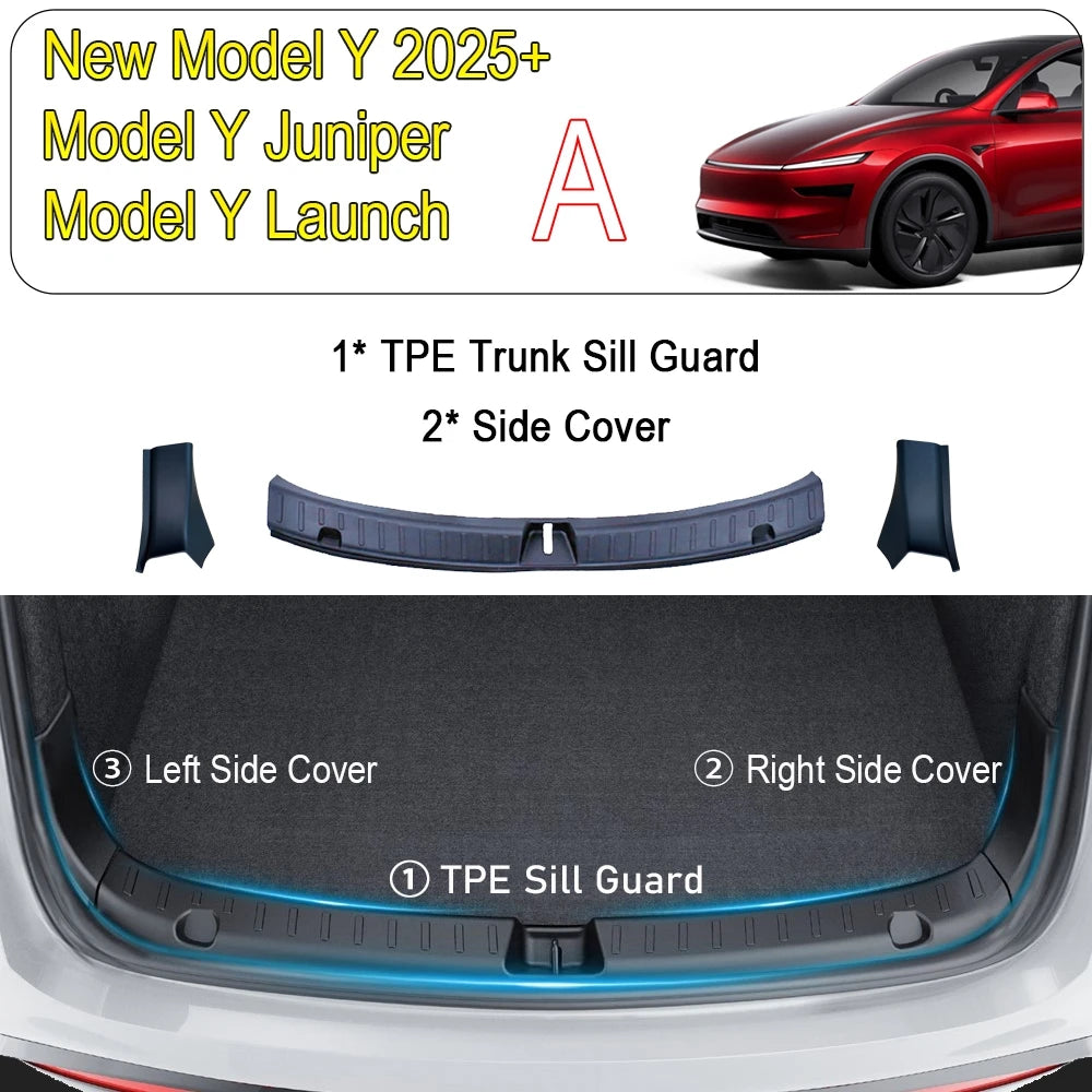 Tesla Model Y Rear Bumper Guard – Scratch Protection
