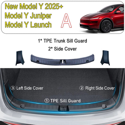 Tesla Model Y Rear Bumper Guard – Scratch Protection