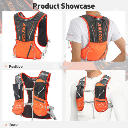 Running Hydration Vest 5L Lightweight Trail Backpack