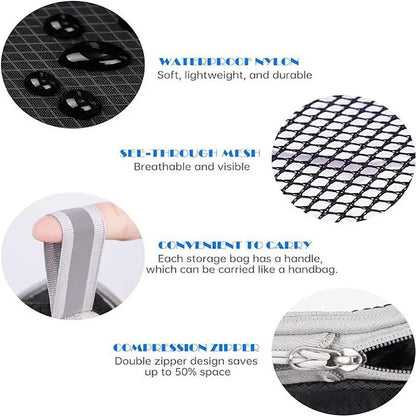 Compression Packing Cubes Set Save Space Travel