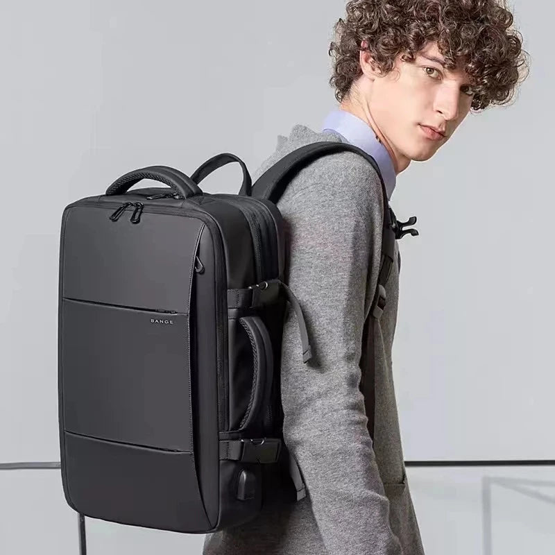 Expandable Laptop Backpack 17.3” Waterproof Large Capacity
