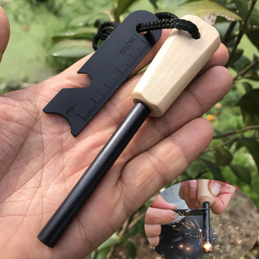 Portable Flint Fire Starter Kit – Survival Magnesium Tool
