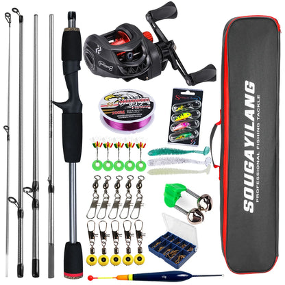 Baitcasting Fishing Rod & Reel Kit – Bass Ready