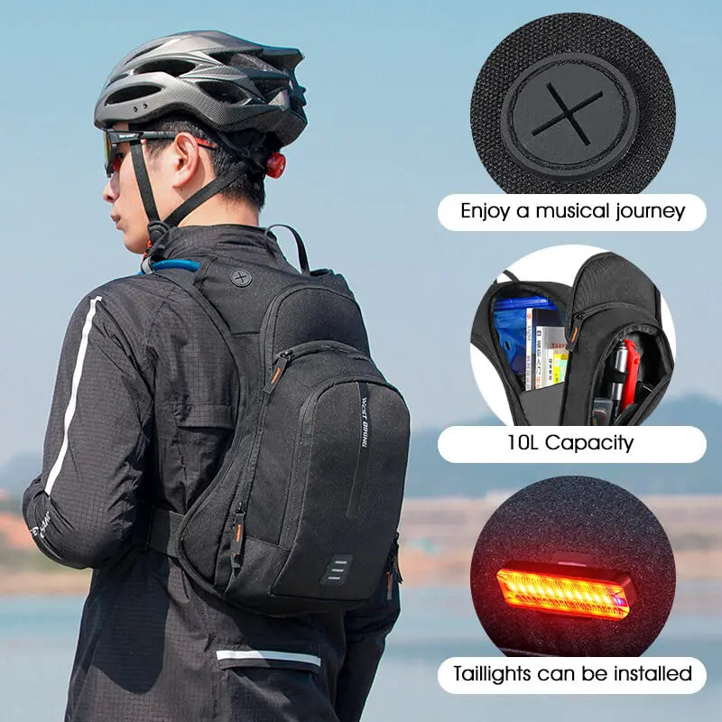 10L Ultralight Cycling Backpack – Ergonomic & Hydration Ready