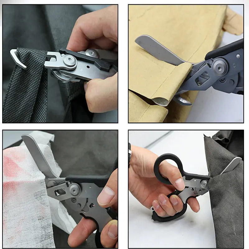 Tactical Folding Scissors for Emergency Survival
