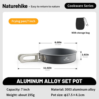Camping Cookware Kit for Compact Outdoor Cooking