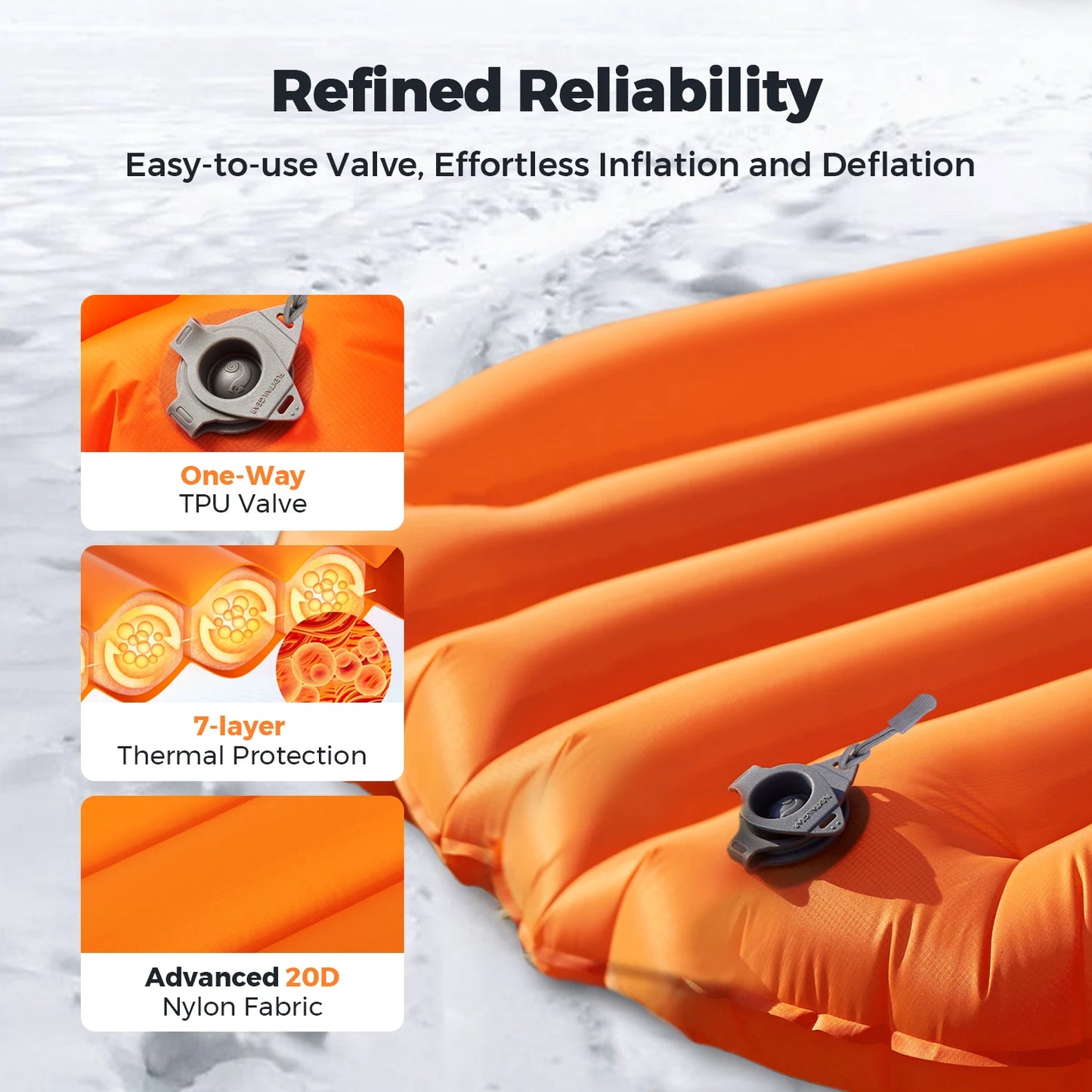 FLEXTAIL ZERO Sleeping Pad – Ultralight Insulated Comfort