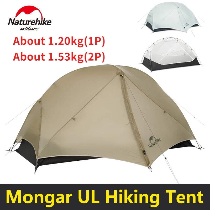 Ultralight Backpacking Tent Waterproof 1–2 Person