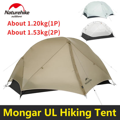 Ultralight Backpacking Tent Waterproof 1–2 Person