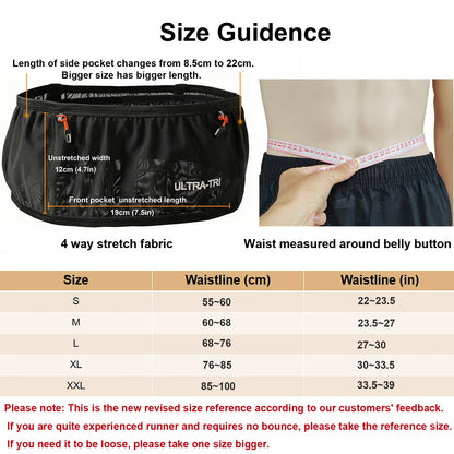 Running Belt Waist Bag for Bounce-Free Hydration