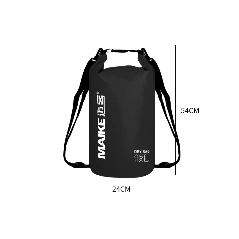 Waterproof Dry Bag – 5L/10L/15L Outdoor Backpack
