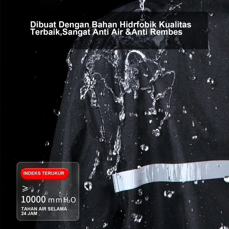 Waterproof Rain Suit with Reflective Safety