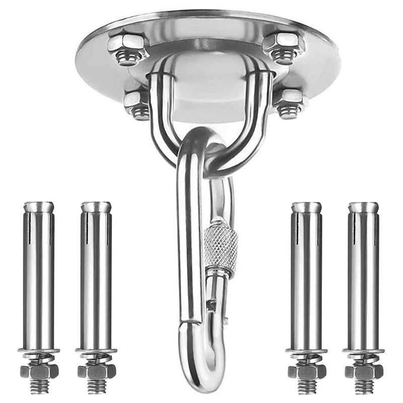 Stainless Steel Hammock Ceiling Hook – Strong & Durable Mount
