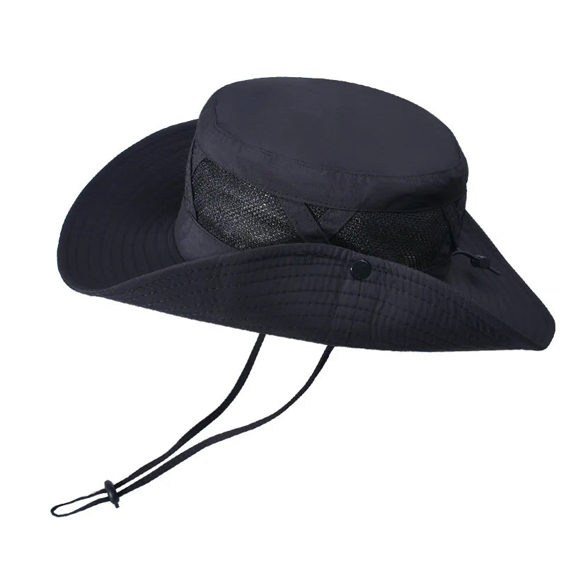Wide Brim Outdoor Sun Hat – Breathable UV Protection