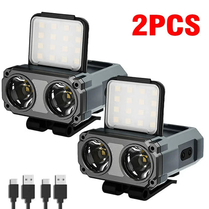 Rechargeable LED Headlamp with Motion Sensor
