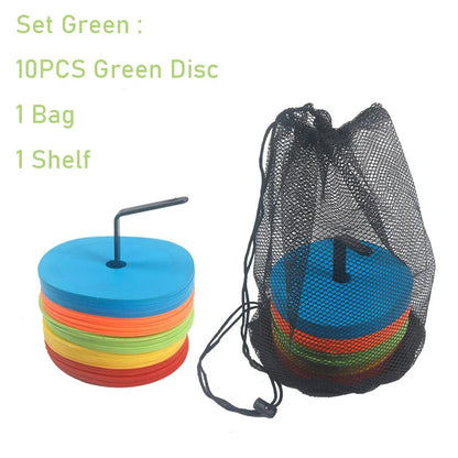 10pcs Agility Training Cones for Speed Drills