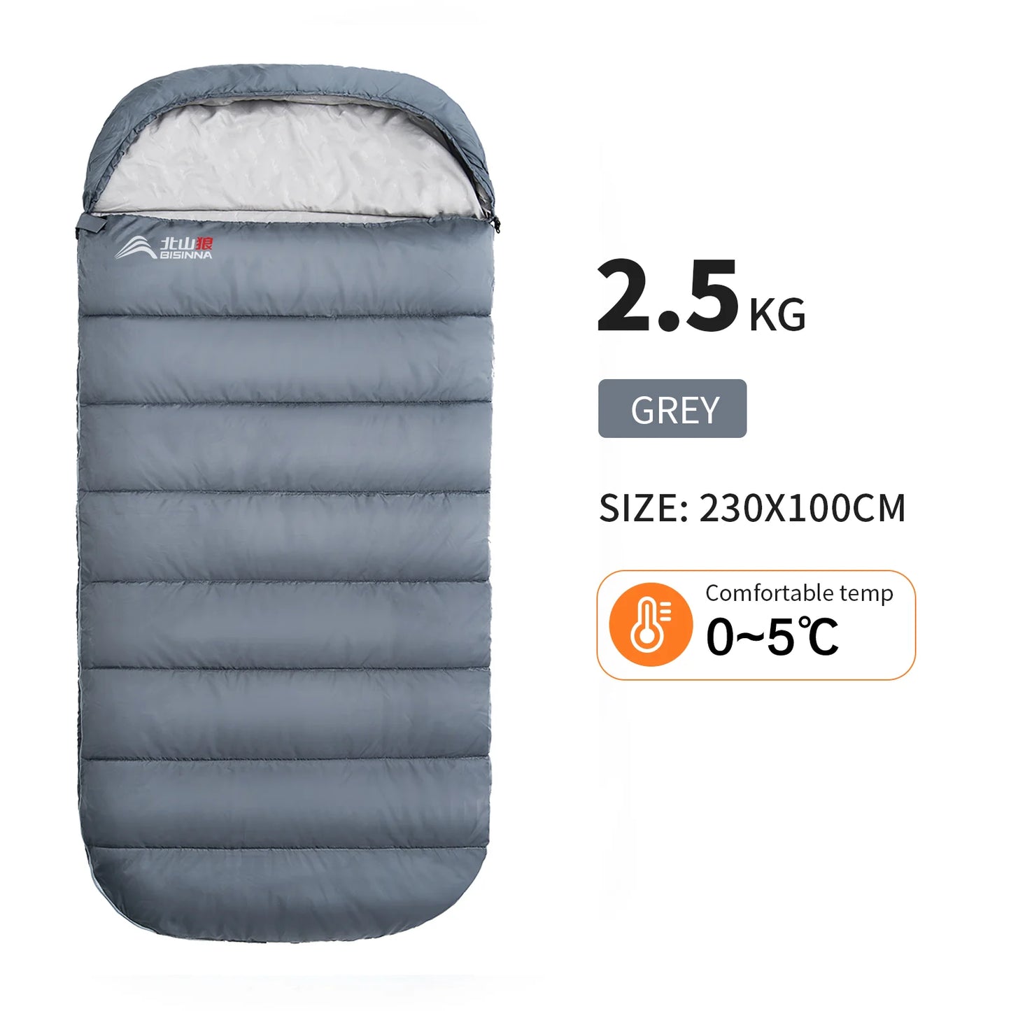 Extra Wide Camping Sleeping Bag for Comfort & Warmth