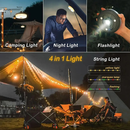 Multifunctional Camping Light String for Outdoor Fun