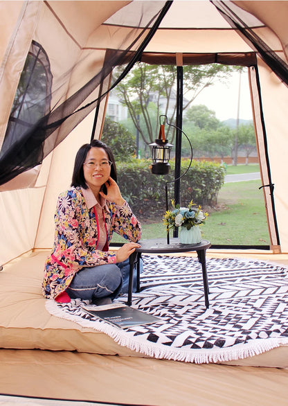 Inflatable Camping Tent 4 Person Waterproof Quick Setup