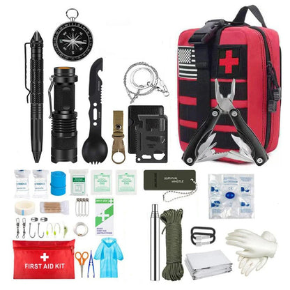 Survival First Aid Kit Full Set for Outdoor Emergencies