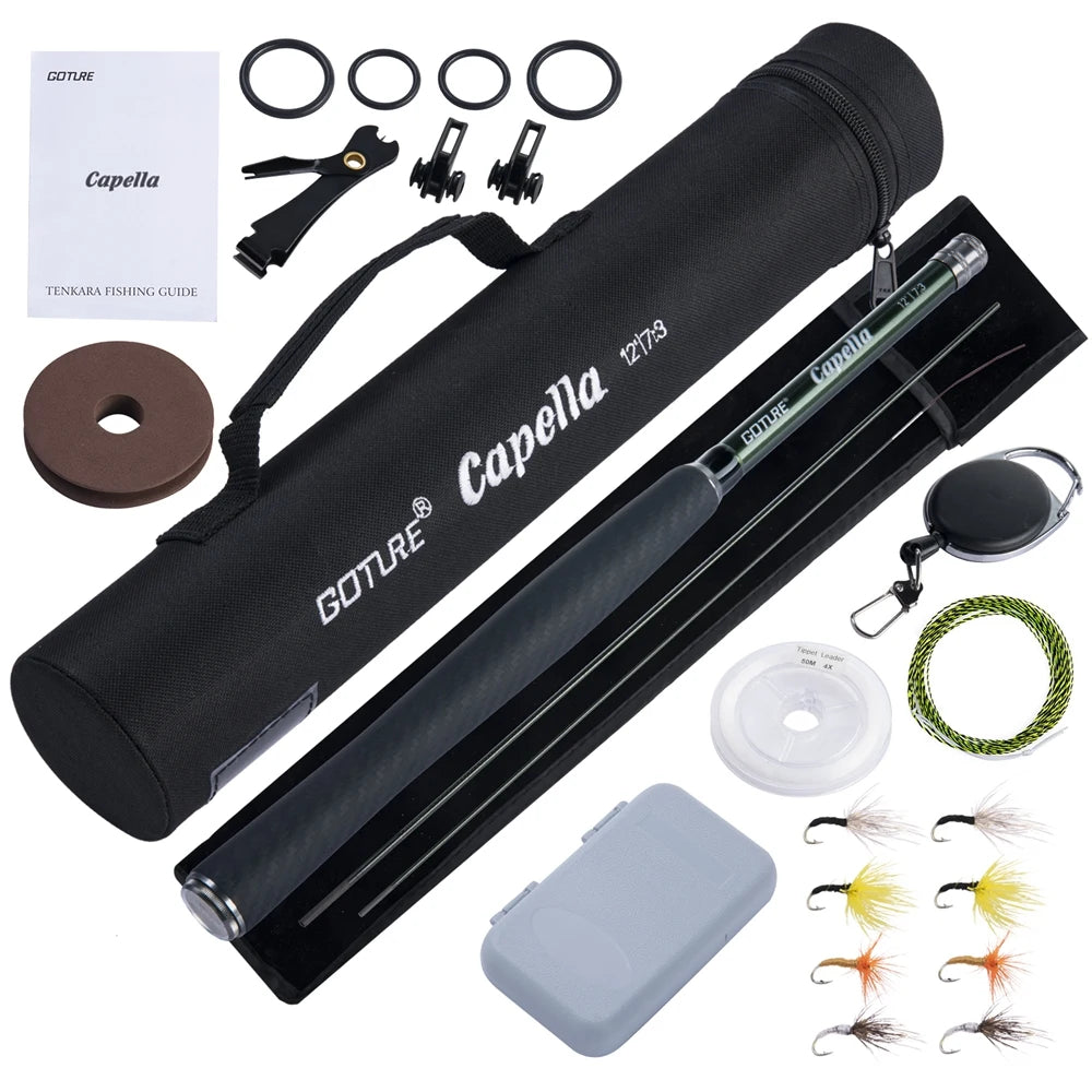 Tenkara Fly Fishing Rod Combo – Ultralight Carbon Fiber