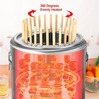 Portable Charcoal Grill Grate – Smokeless Wrap Design